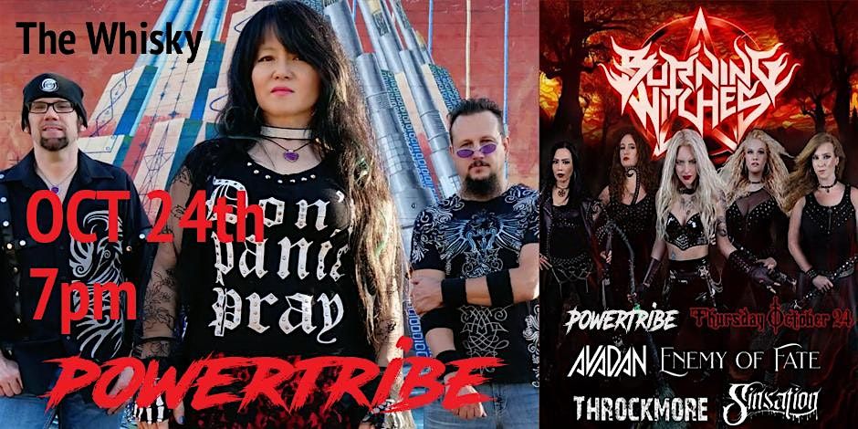 PowerTribe with Burning Witches @Whisky A GoGo Oct. 24 (Thur) Metal Concert