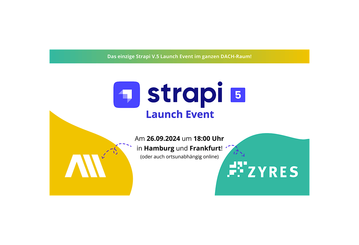 Strapi V.5 Launch Event in Hamburg und Frankfurt a. M.