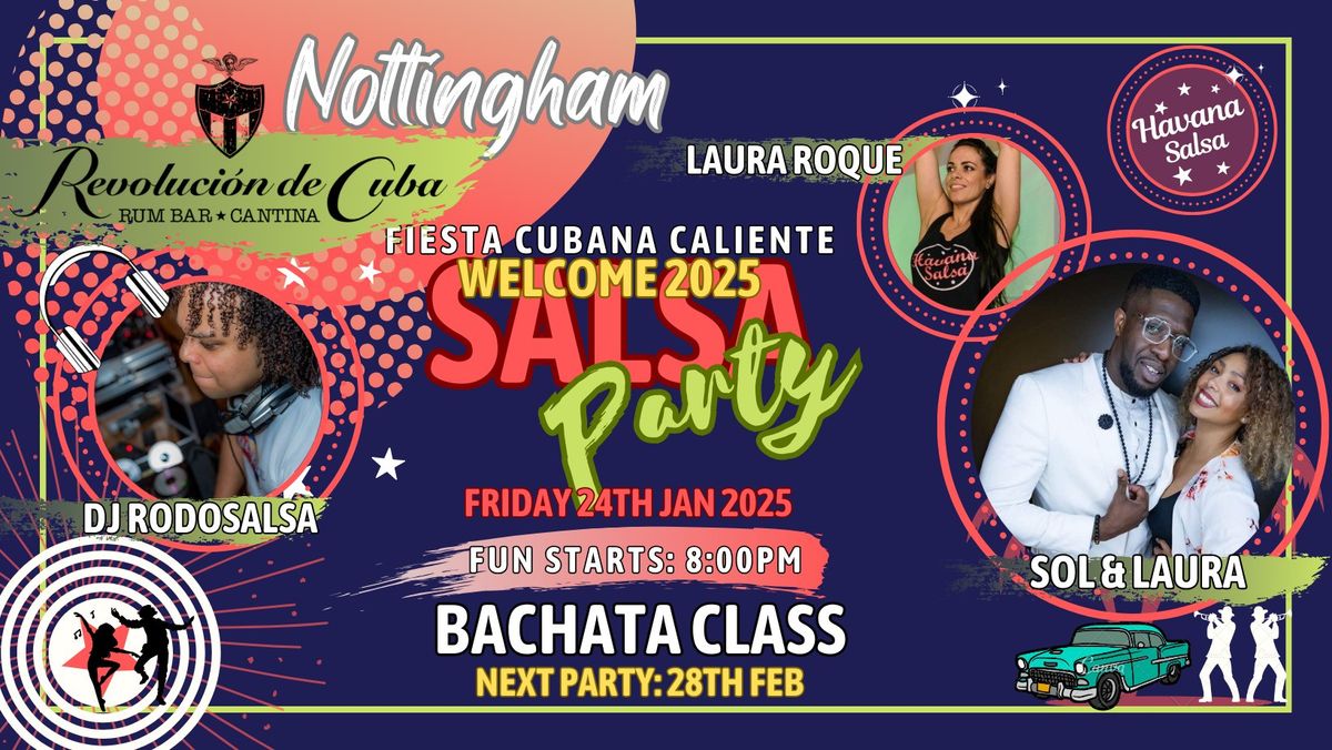 FIESTA CUBANA CALIENTE:HS REV DE CUBA NOTTINGHAM with SOL & LAURA, DJ RODOSALSA & HS TEAM