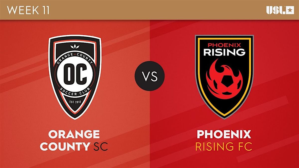 Phoenix Rising FC at Orange County SC Championship Stadium at OC Great Par