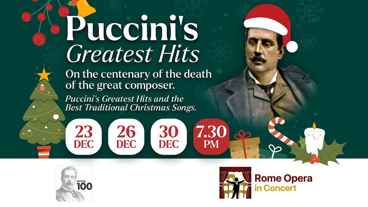 Rome - Christmas Opera Concert with Drink: Puccini's Greatest Hits