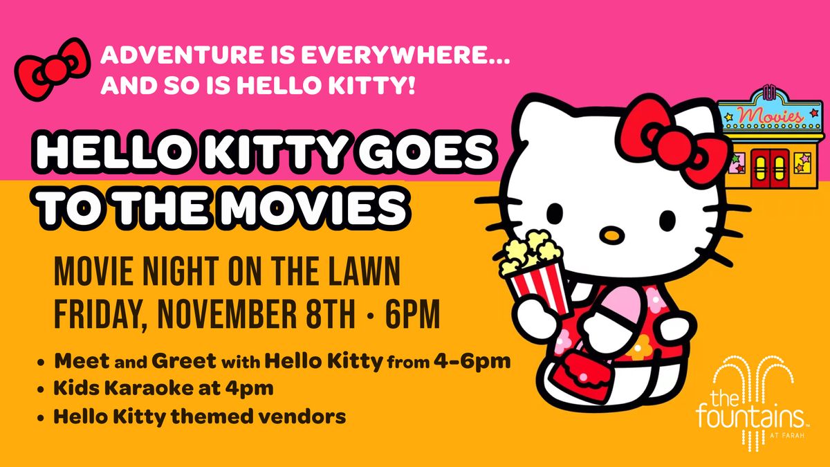 Hello Kitty Night at The Fountains