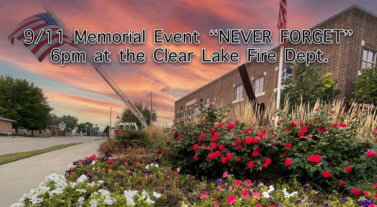 2024 9\/11 Memorial Event \u201cNEVER FORGET\u201d