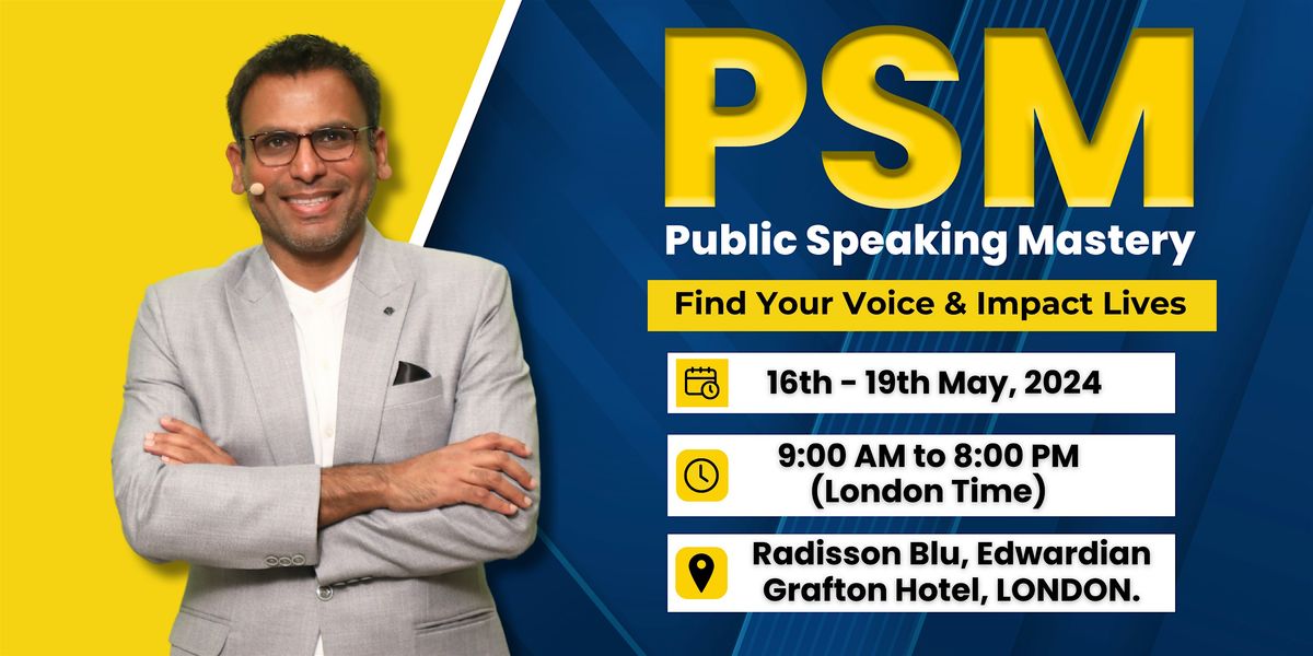 Public Speaking Mastery London