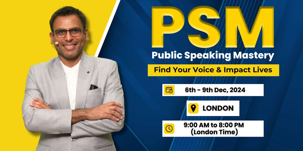 Public Speaking Mastery London