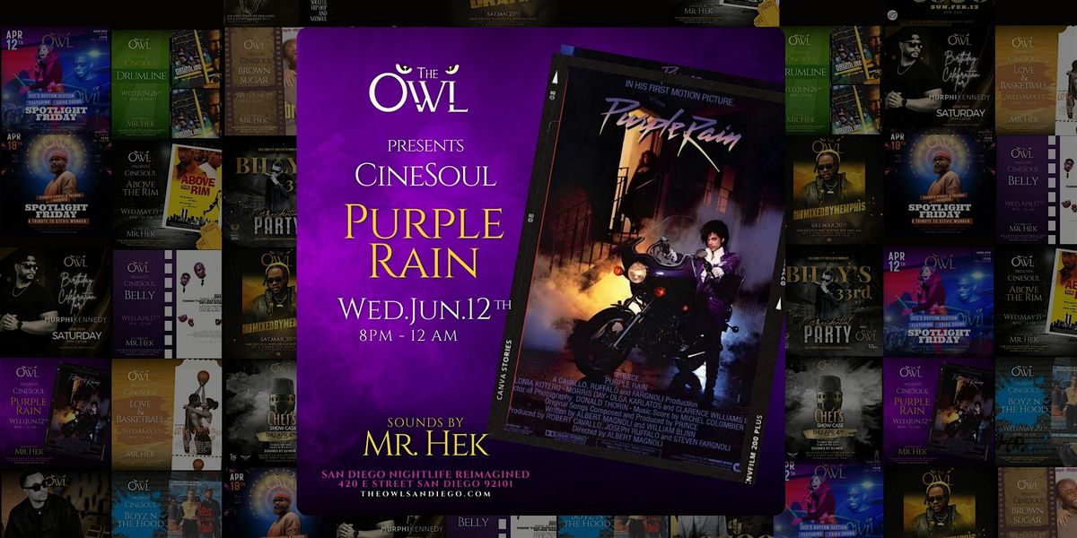 CineSoul Night:  Purple Rain with DJ Hek