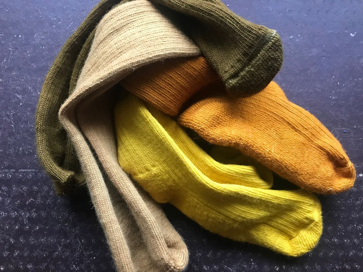 Natural Dye Workshop - Dye your own wool Socks