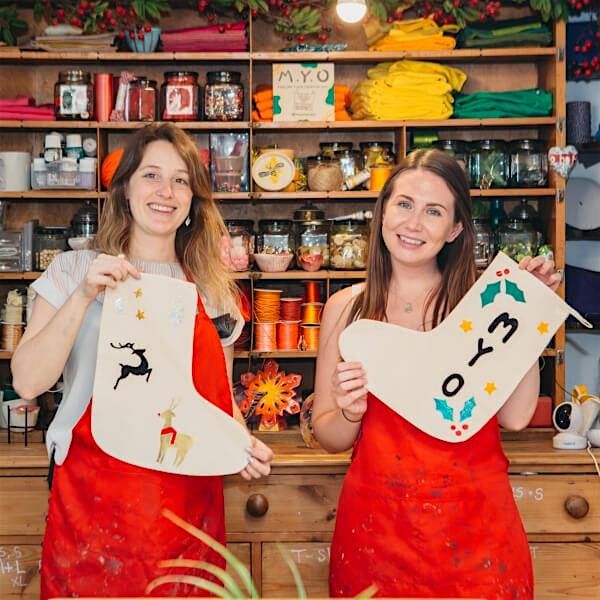 FREE Family Christmas Stocking Screenprinting Workshop!