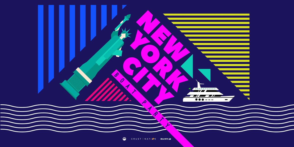 #1 BOOZE CRUISE Boat Party Yacht | Statue of Liberty Manhattan Skyline NYC