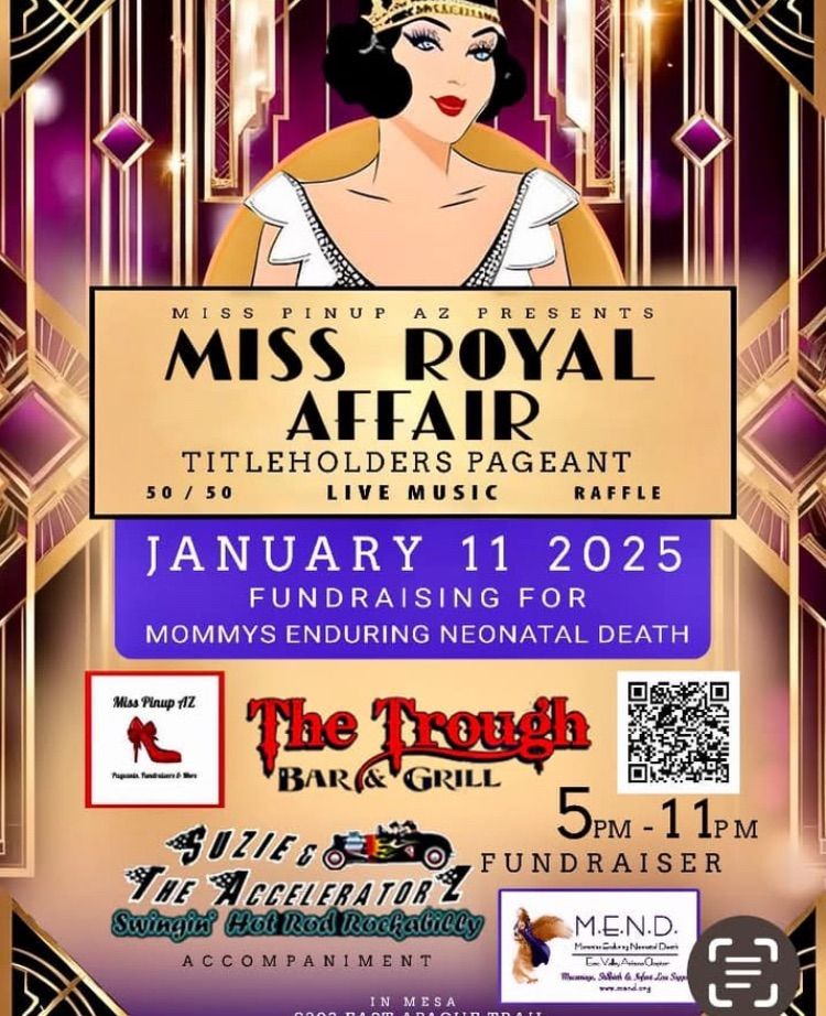 Miss Royal Affair 2025- Fundraiser For M.E.N.D - Miss Pinup Az Pageant-Any Title Holder In 2024 