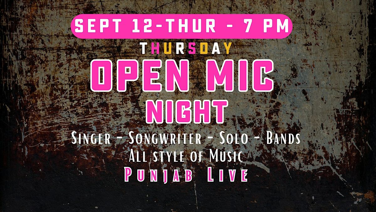 Open Mic Night \/ Jam Session