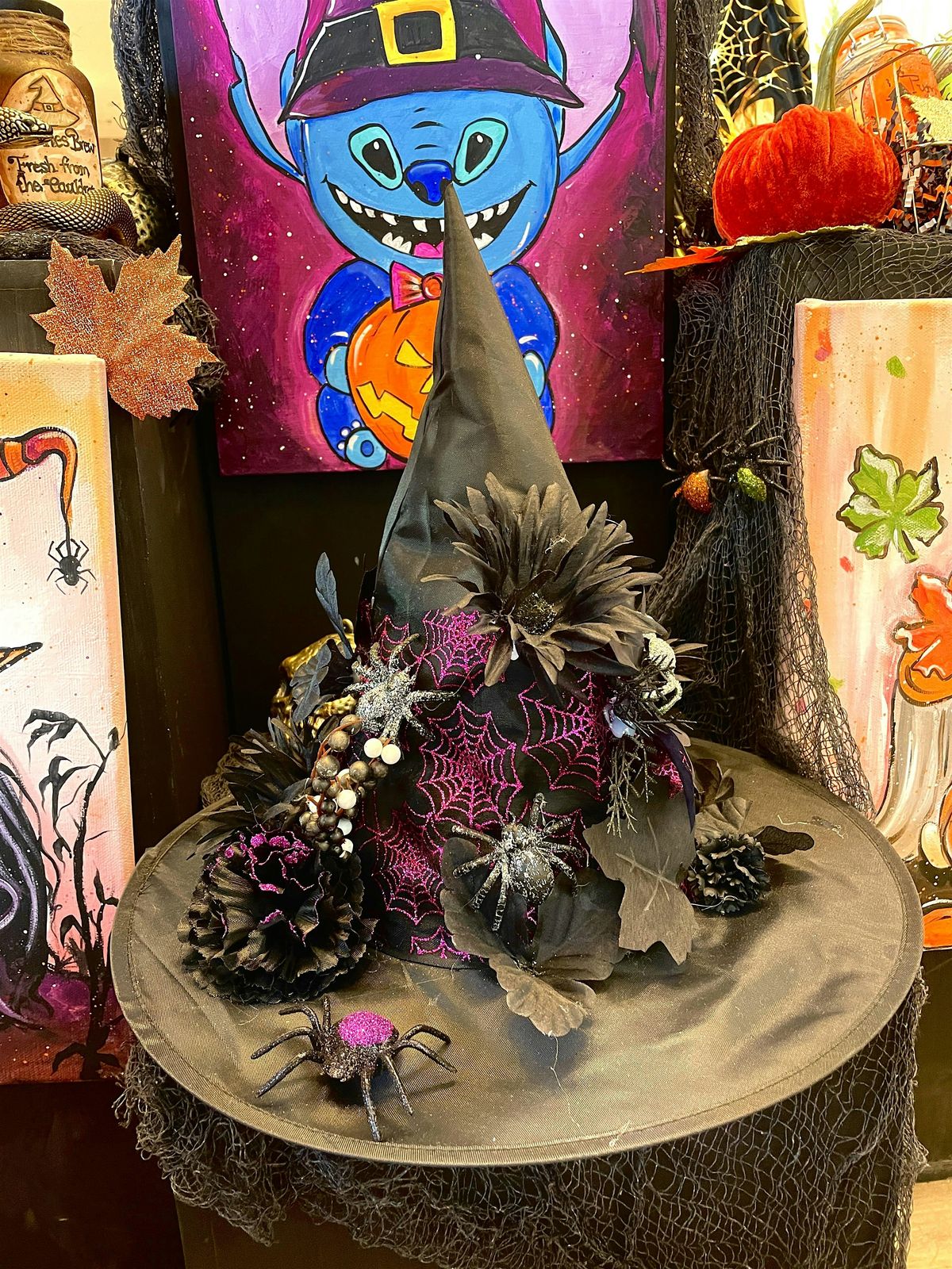 Spooktacular Crafts @ Mali's Art Studio - Witch n Wizard Hats