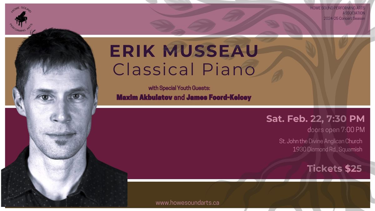 Erik Musseau, Classical Piano