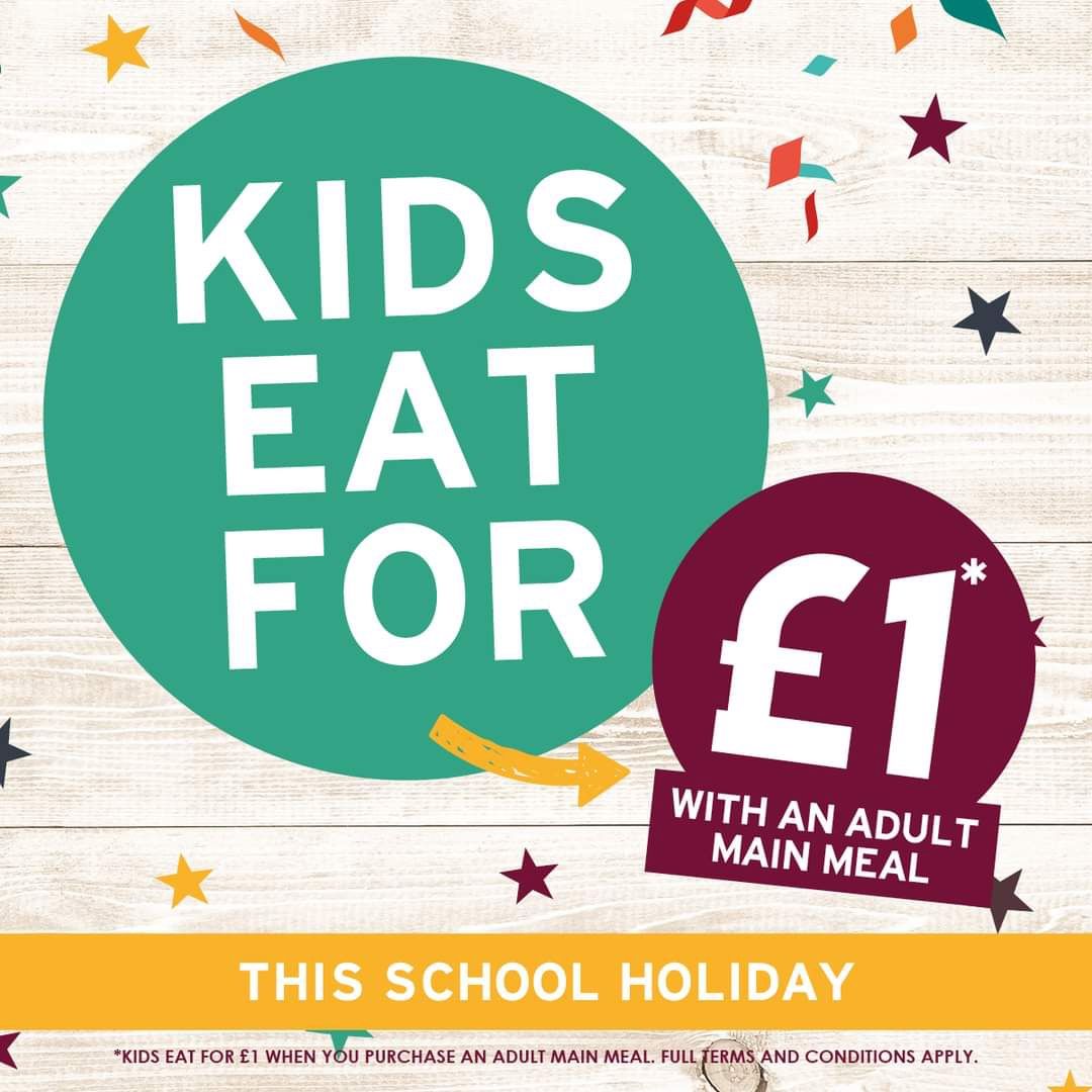 \ud83c\udf83\ud83d\udc7bKids Eat for \u00a31 Half Term \ud83c\udf83\ud83d\udc7b