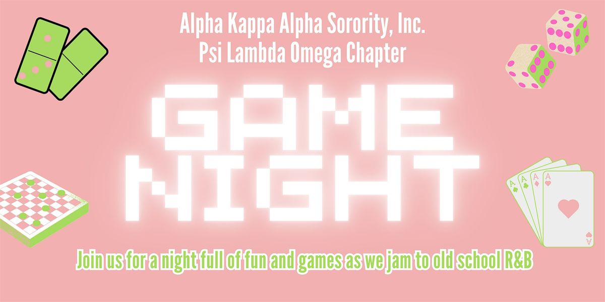 Psi Lambda Omega Game Night