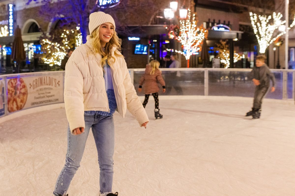 Ice Skating at The Village - Opening Day!