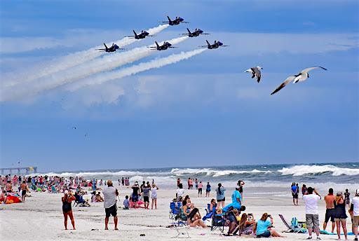 Saturday CBB Blue Angels Pensacola Beach Air Show 2024