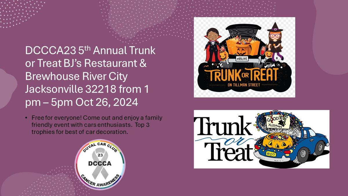 5th Annual DCCCA23 5th Annual Trunk or Treat