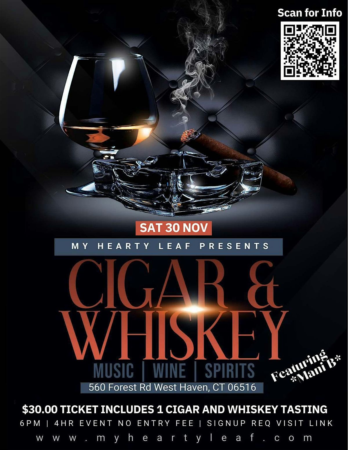 Cigar and Whiskey event