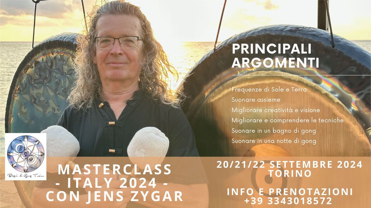 Gong Masterclass - Italy 2024 - con Jens Zygar