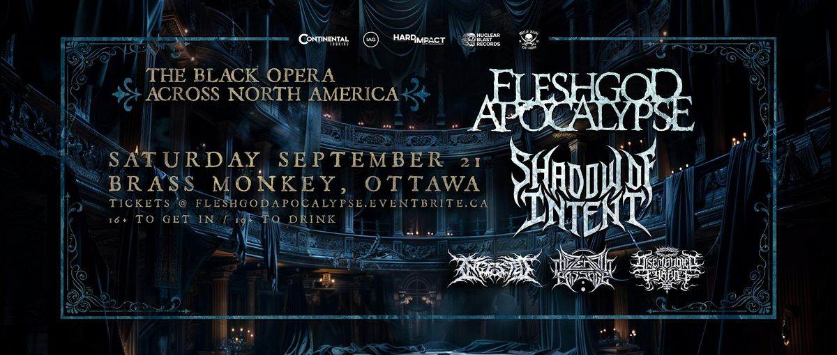 FLESHGOD APOCALYPSE & SHADOW OF INTENT + INGESTED + THE ZENITH PASSAGE