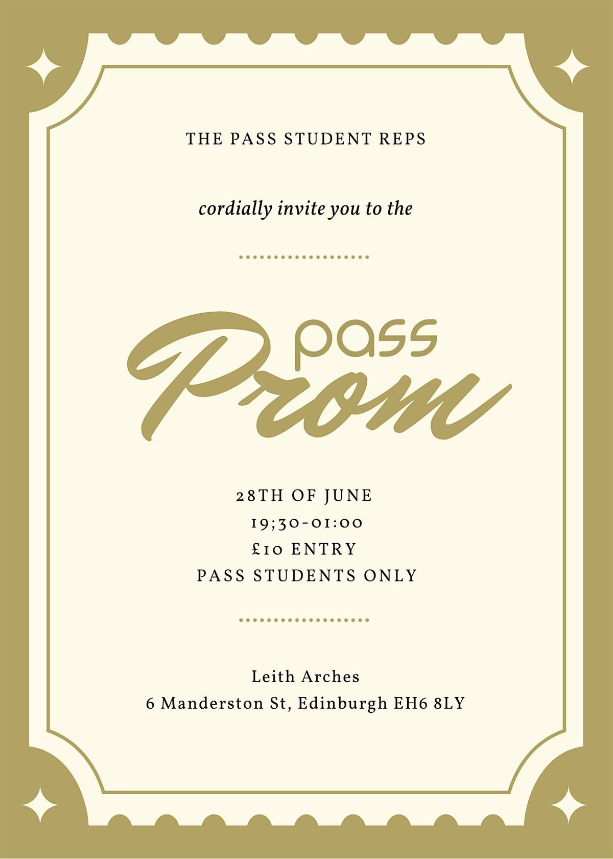 Pass Prom