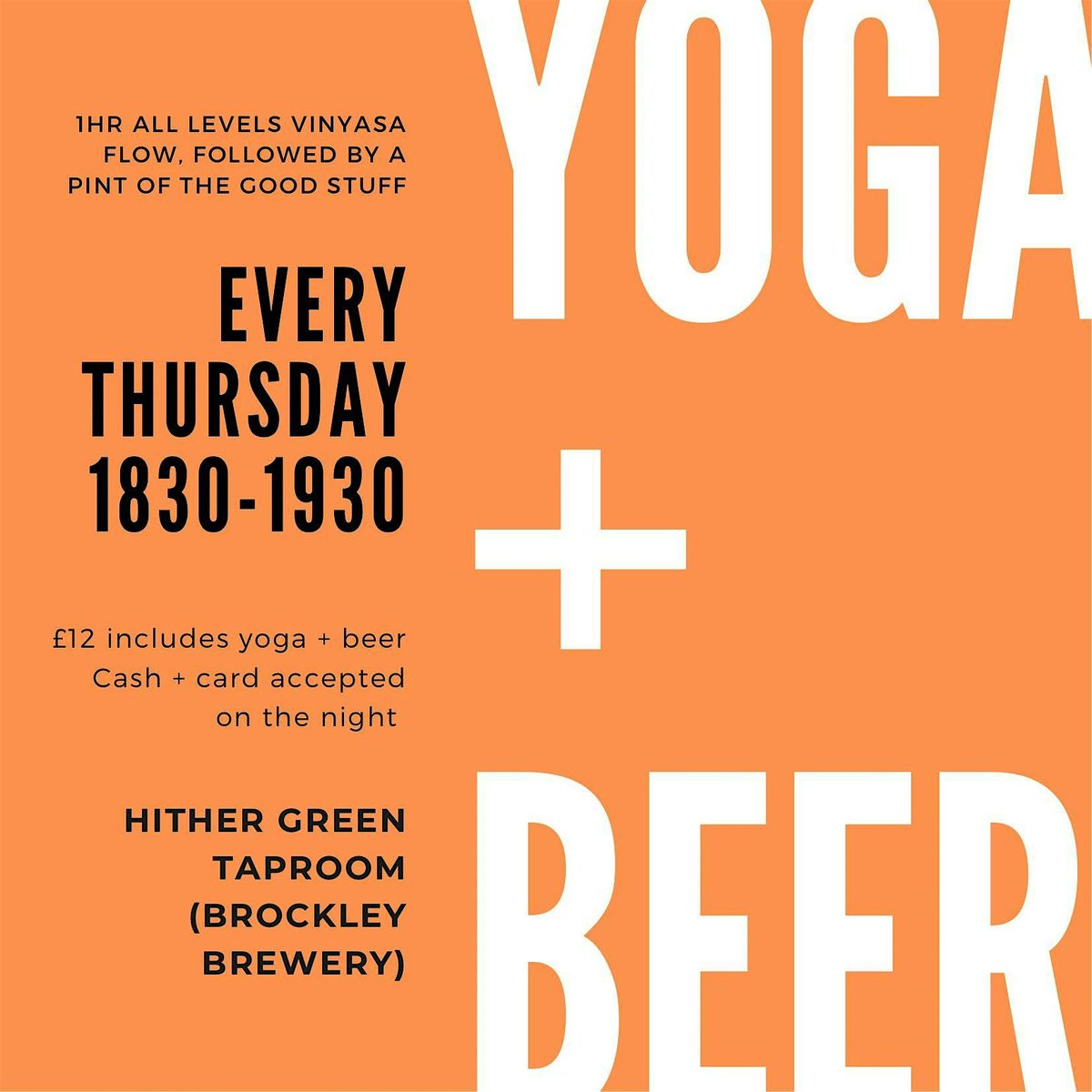 YOGA + BEER