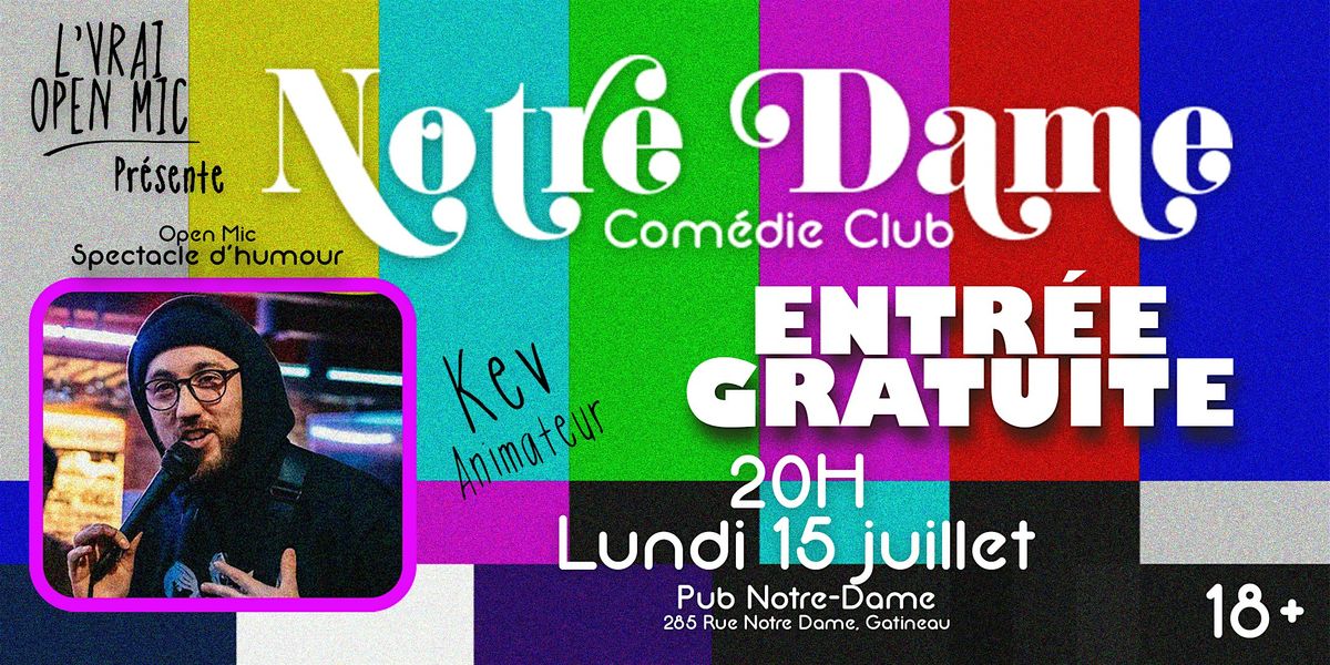 Spectacle D'humour Gatineau Gratuit Open Mic Stand Up Com\u00e9die