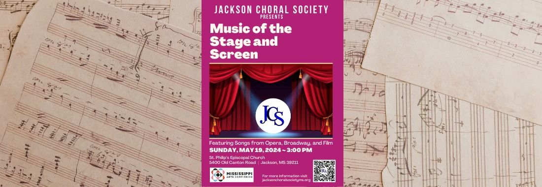 Jackson Choral Society Presents Music of the Stage and Screen
