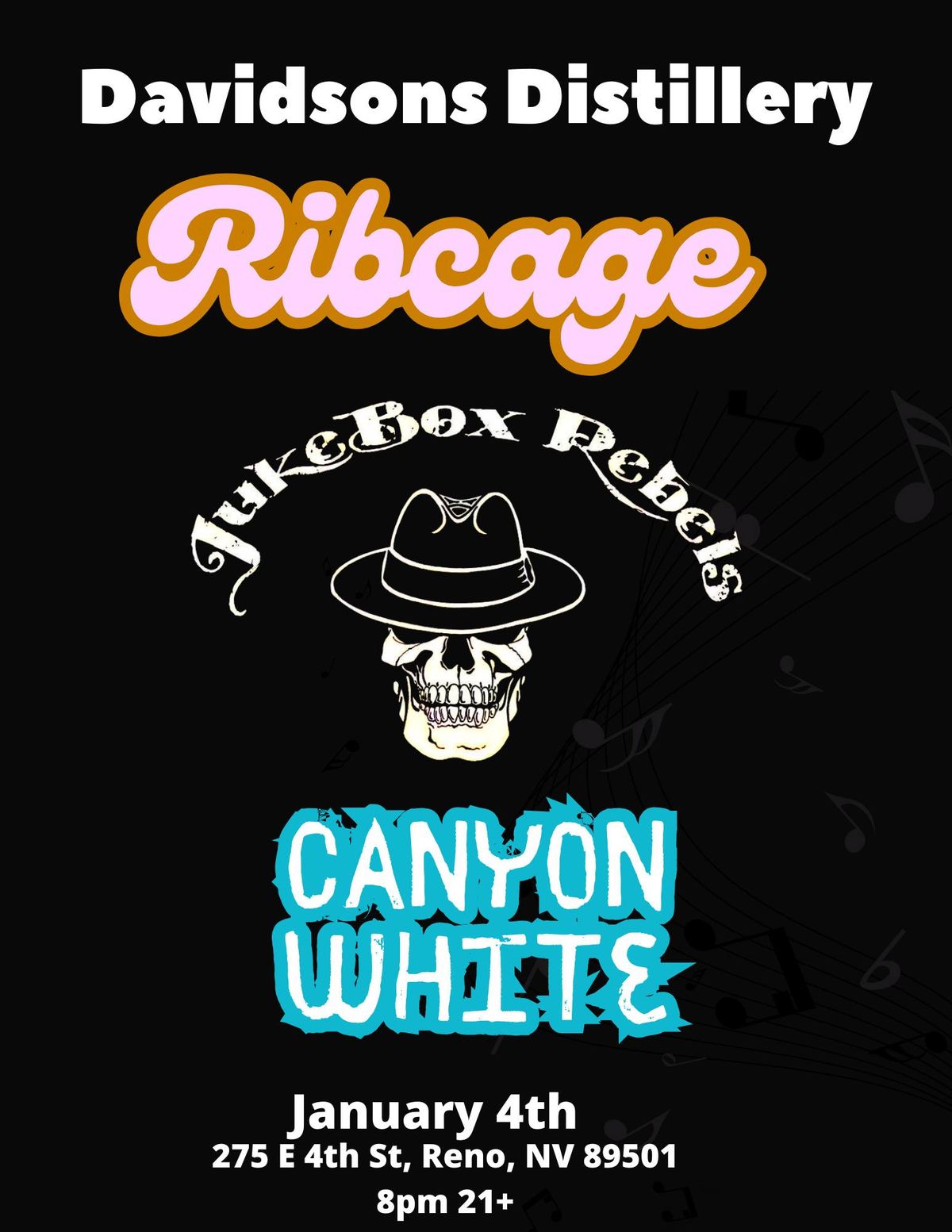 Ribcage \/ Jukebox Rebels \/ Canyon White