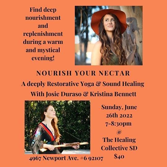 Nourish Your Nectar- A Deeply Restorative Yoga & Sound Healing