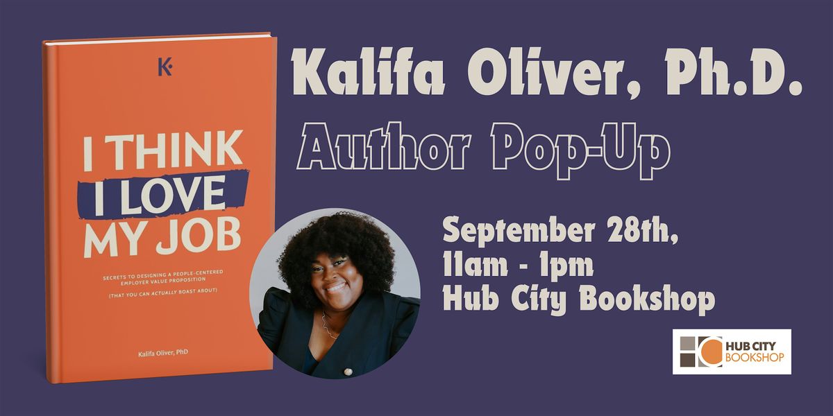 Kalifa Oliver, Ph.D. Author Pop-Up