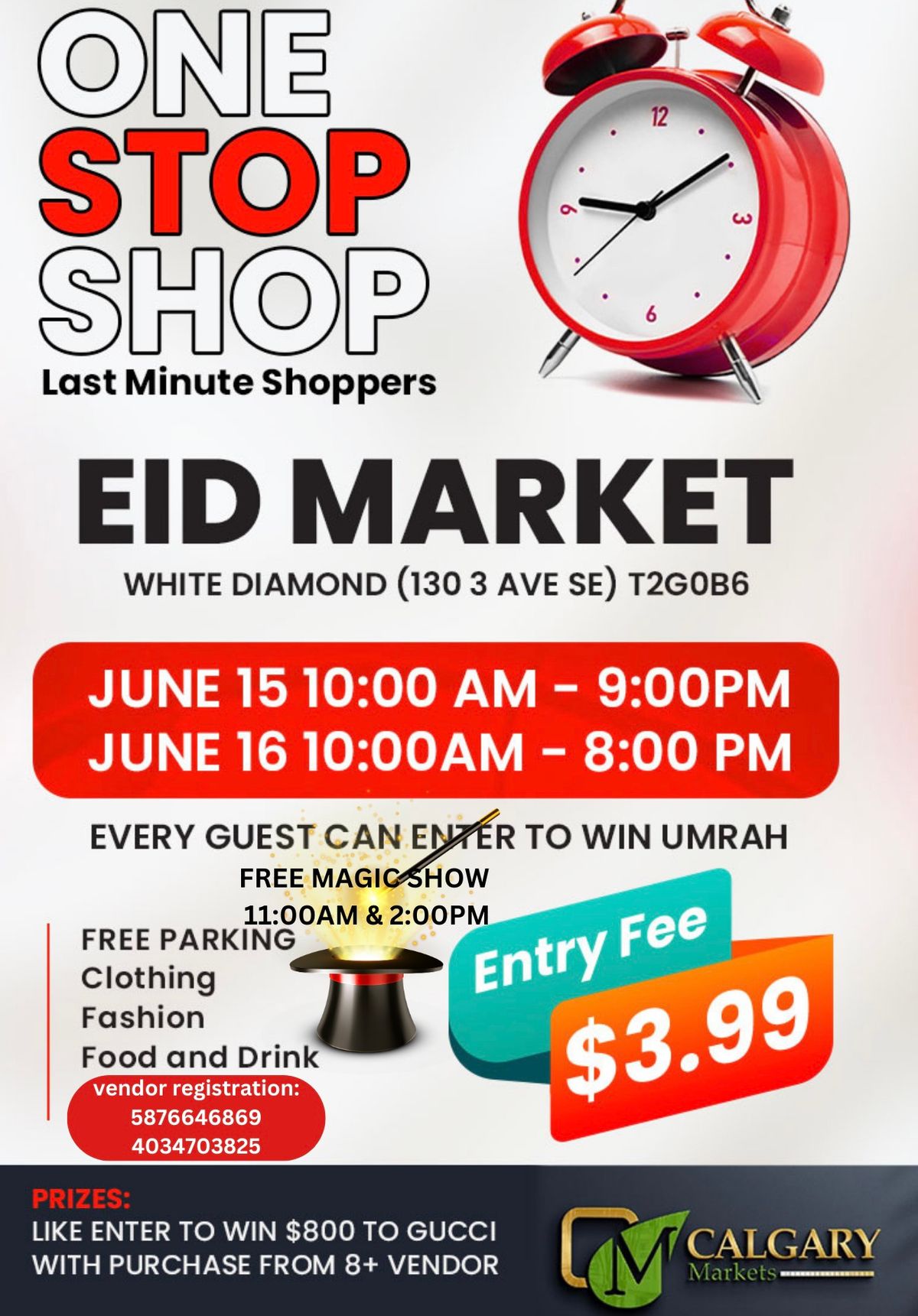 Last Minute Shoppers Eid Market (Umrah Giveaway)