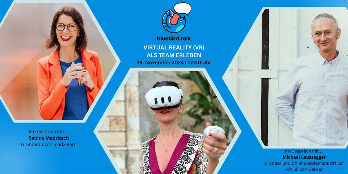 bluebird.talk -  Virtual Reality (VR) als Team erleben