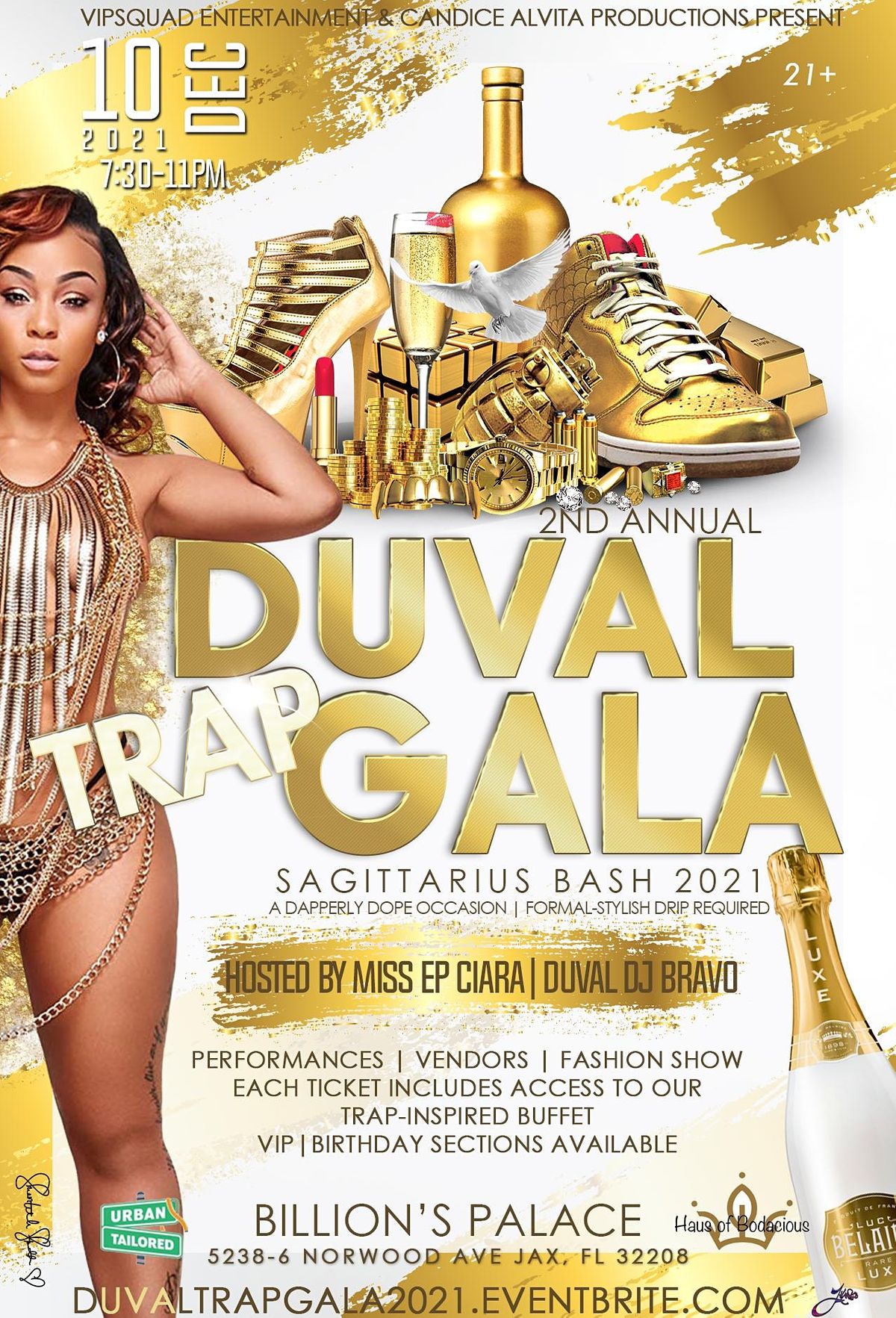 2nd Annual Duval Trap Gala: Sagittarius Bash 2021