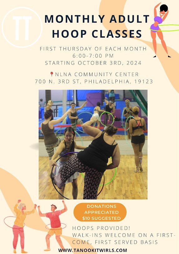 Monthly Community Adult Hoop Class