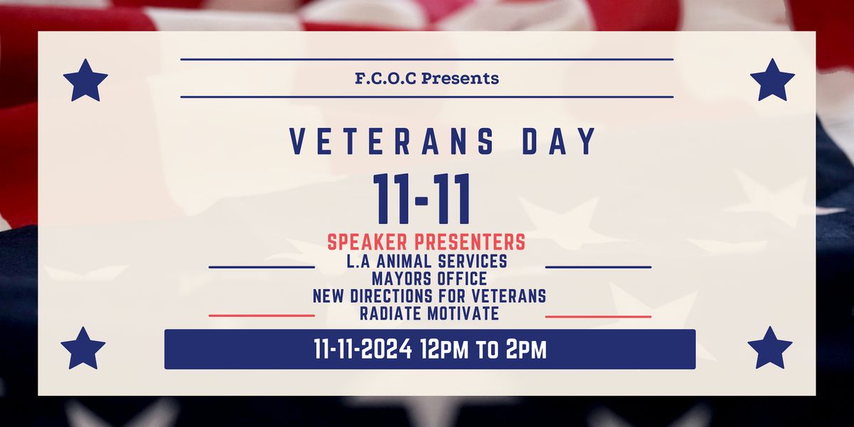 11\/11\/2024 Veterans Day Event