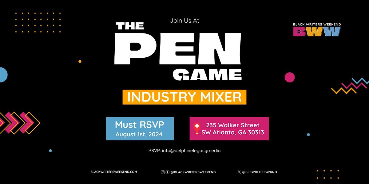 The Pen Game Industry Mixer