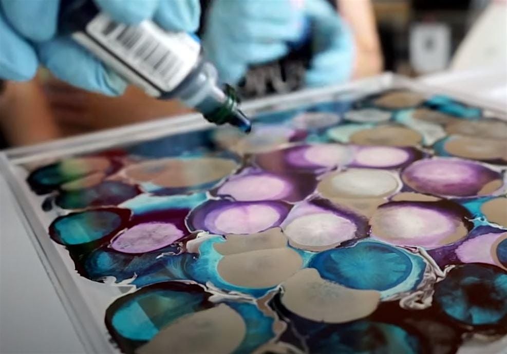 How to Create Petri Dish Art with ArtResin & Jacquard Alcohol Ink