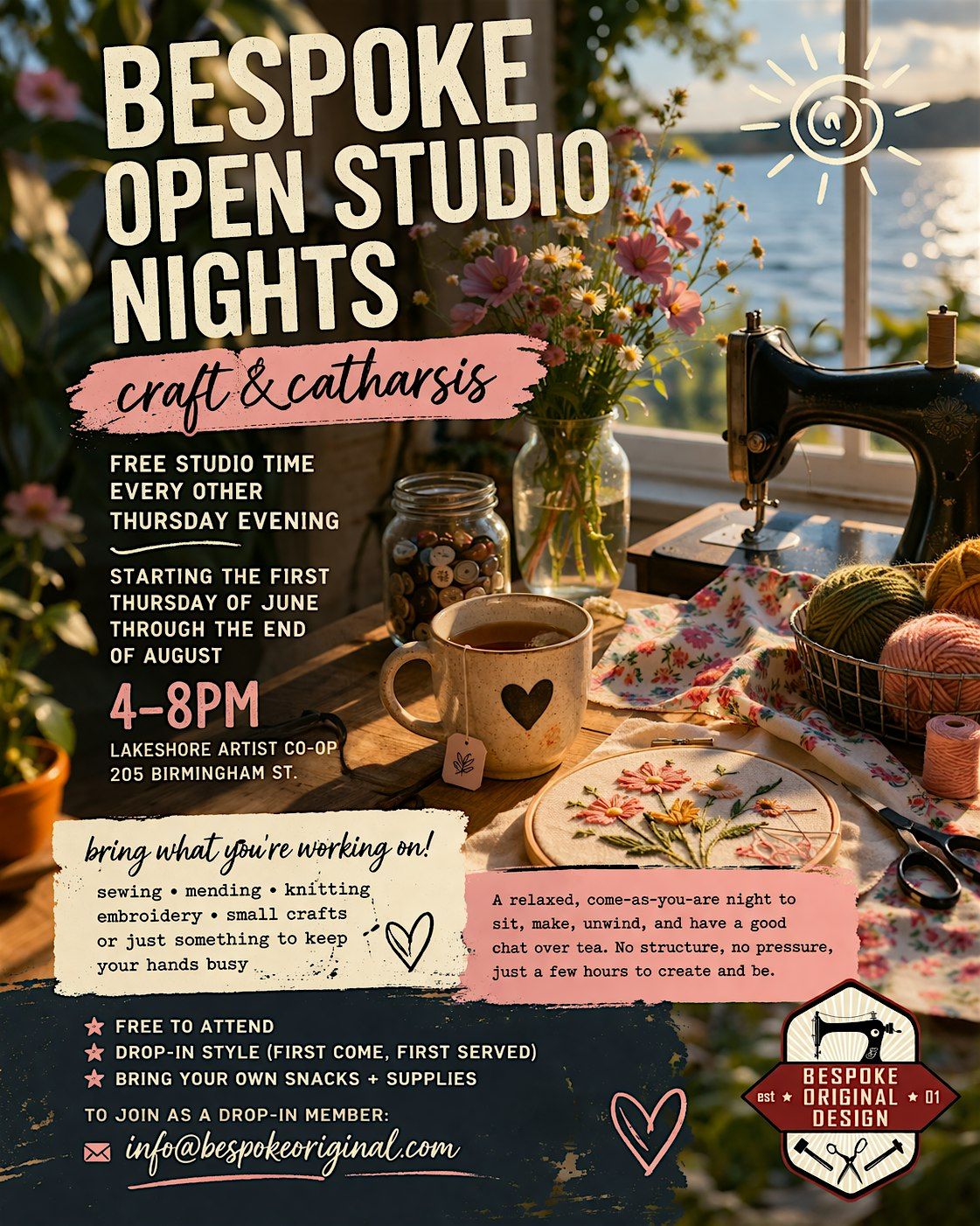 Bespoke Open studio night