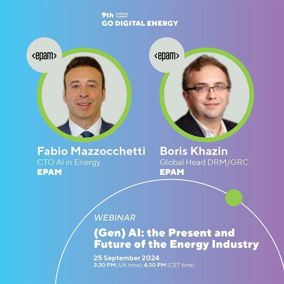 Webinar - Gen AI: the Present and Future of the Energy Industry (EPAM Systems)