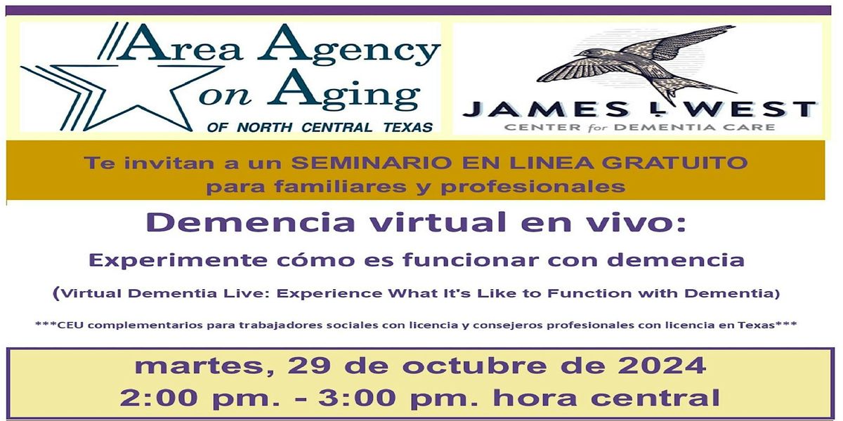 Demencia virtual en vivo: (Virtual Dementia Live)