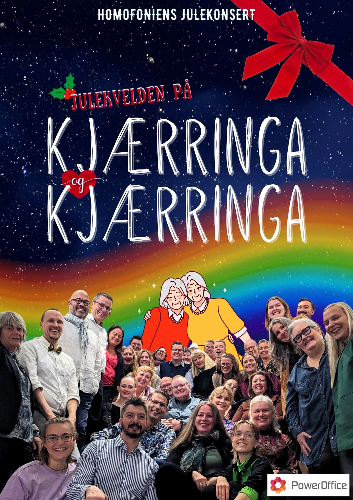 Homofoniens julekonsert: Julekvelden p\u00e5 kj\u00e6rringa og kj\u00e6rringa