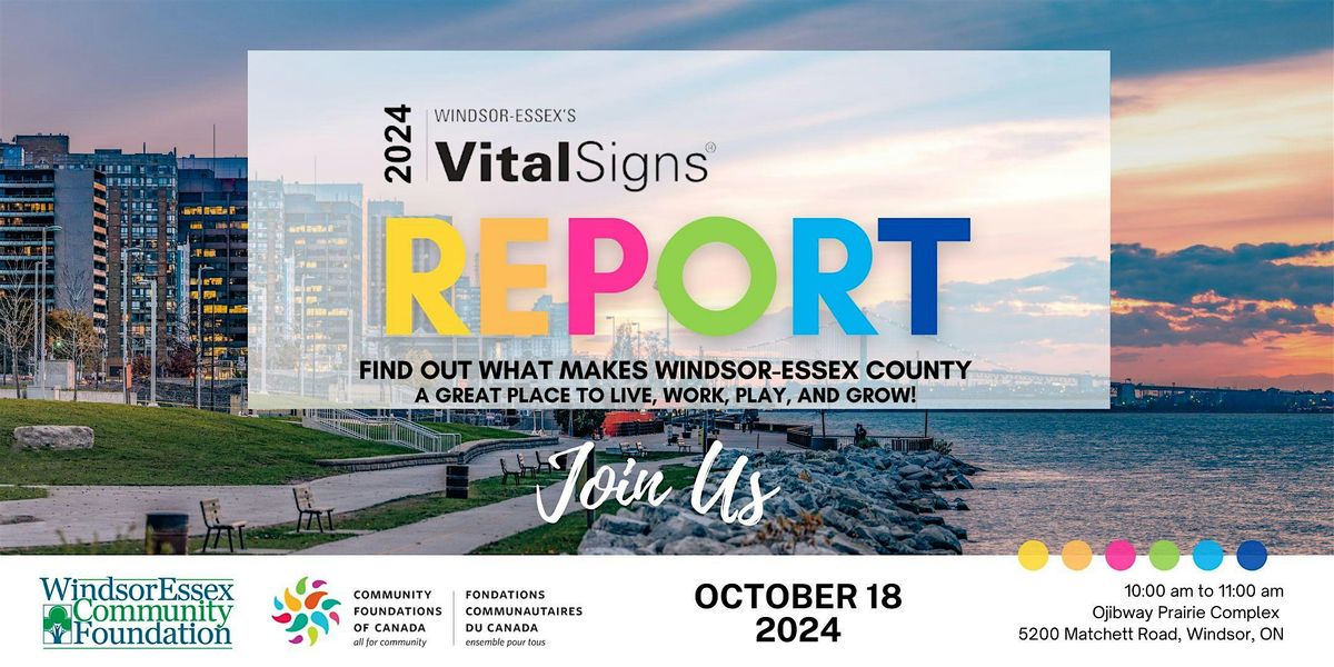 Windsor-Essex's 2024 Vital Signs Report Launch