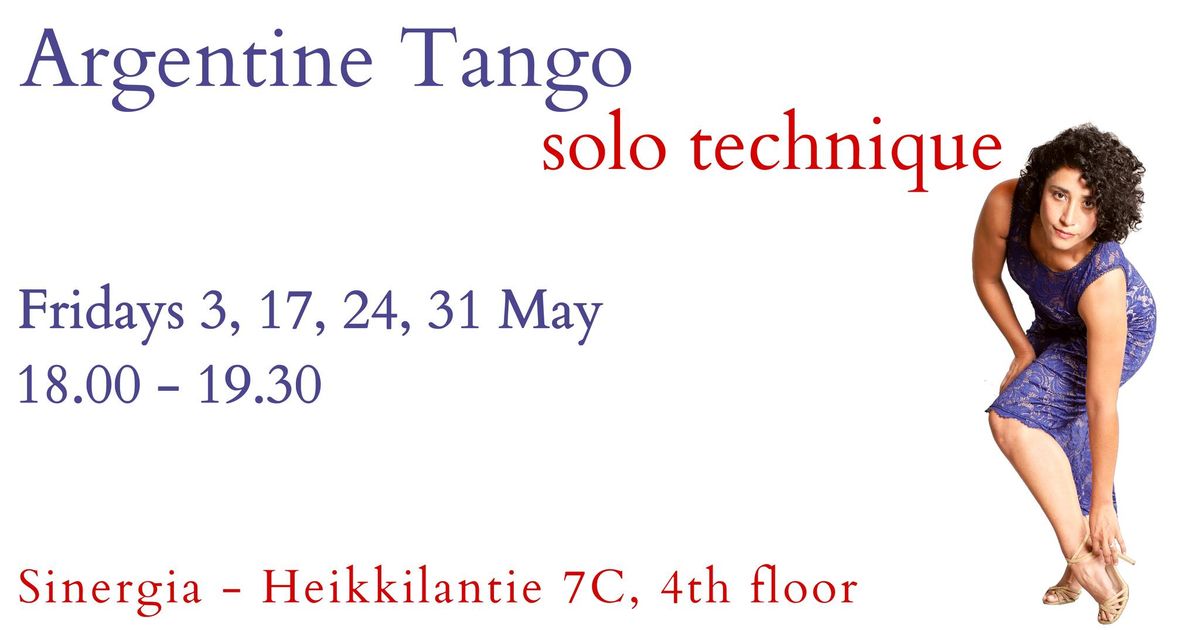 Argentine Tango Solo Technique 