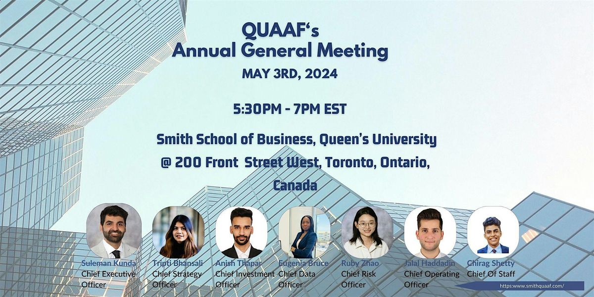 QUAAF Annual General Meeting