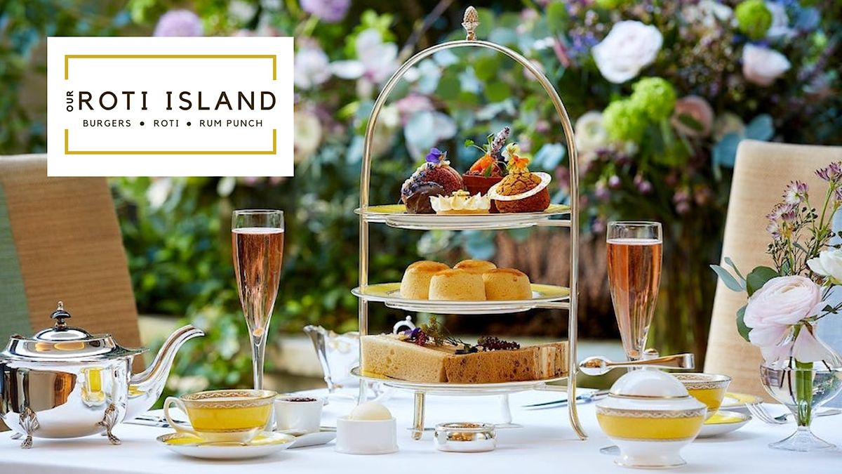 Caribbean Afternoon Tea with Our Roti Island