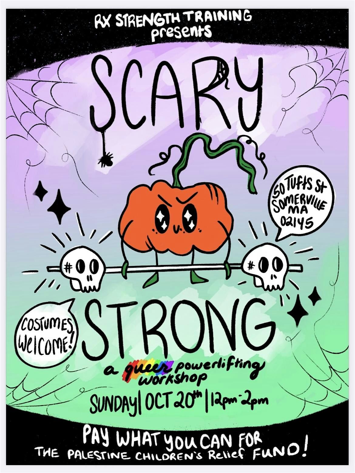 SCARY STRONG - A Queer Powerlifting Workshop and Fundraiser