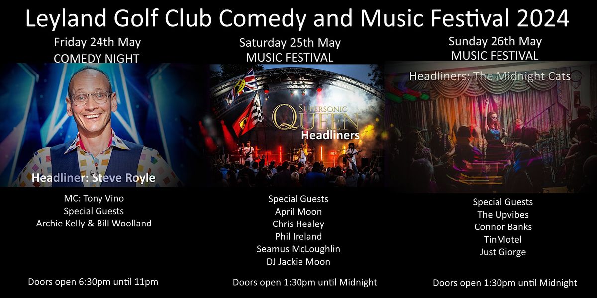 Leyland Golf Club Centenary Comedy and Music Festival
