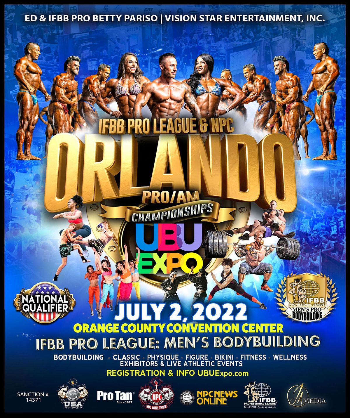 2022 NPC \/ IFBB Orlando Championships & UBU Expo!
